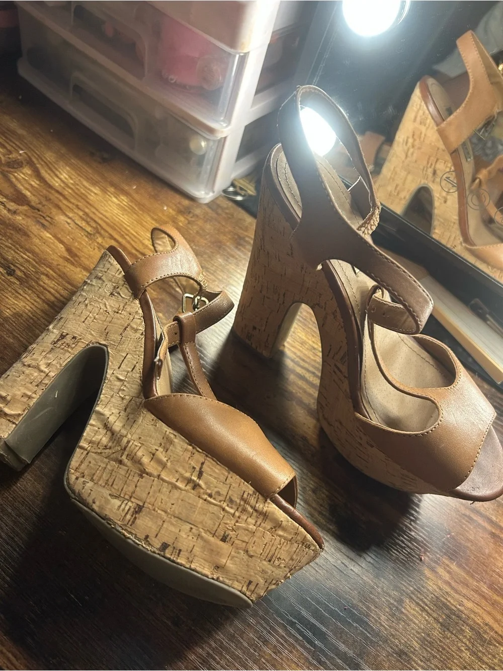 Steve Madden chunky cork